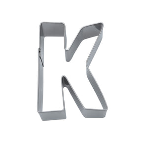 Keksausstecher Buchstabe "K" 6,5cm Edelstahl