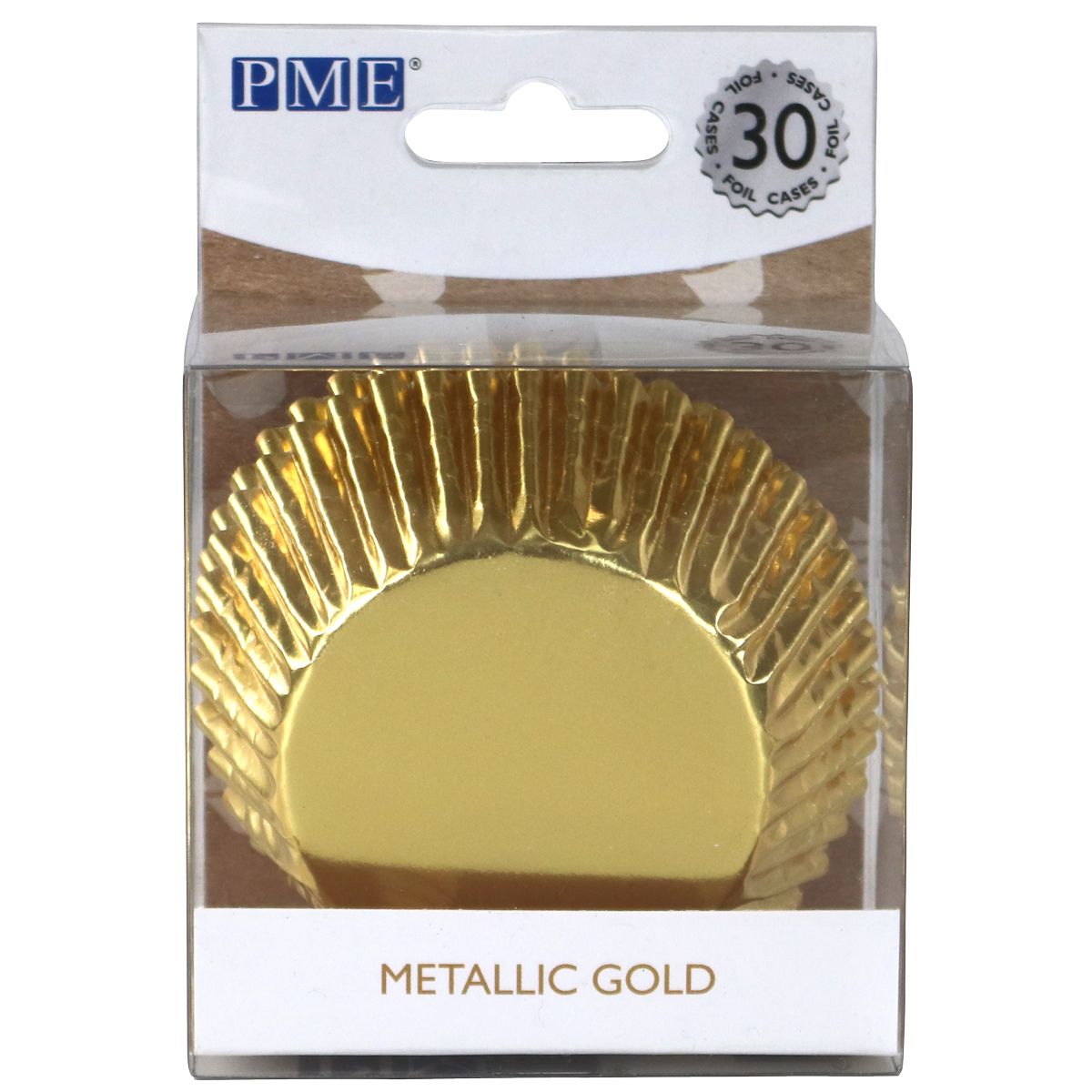 Backförmchen Metallic Gold 30 Stück