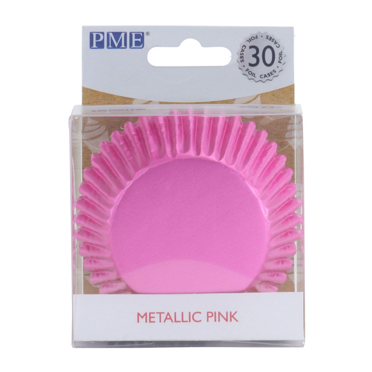 Backförmchen Metallic Pink 30 Stück