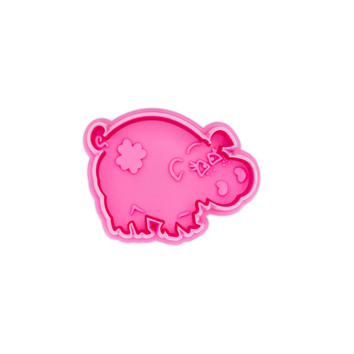 Präge-Ausstecher Schwein mit Auswerfer 6cm