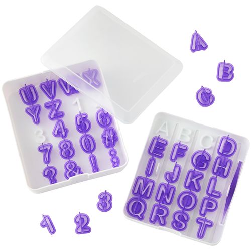 Wilton Cut Outs - Alphabet und Nummern Set